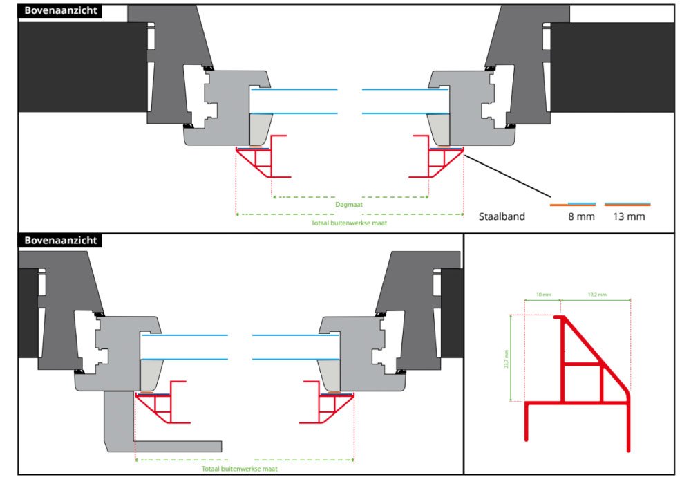 Technische-tekening-triple-profiel
