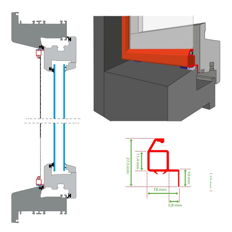 Technische-tekening-inzethor-type-X-18-mm