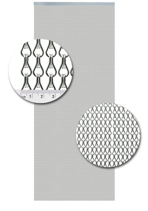 Aluminium kettingordijn Grof