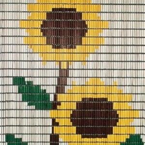 Hulzen vliegengordijn S0837 - Zonnebloemen